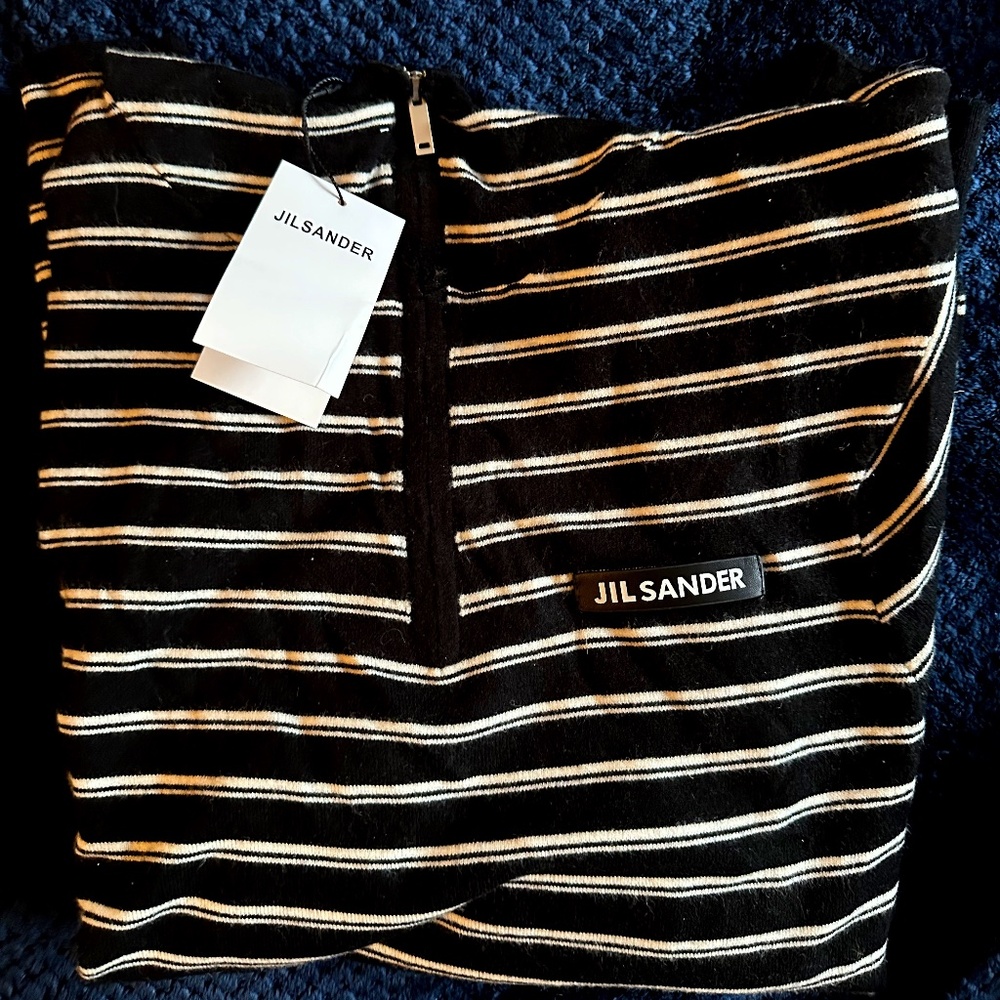 Jil Sander Half-zip hoodie